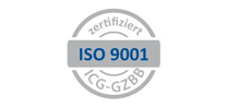 Certified Management System according to the international standard DIN EN ISO 9001:2015, Logo