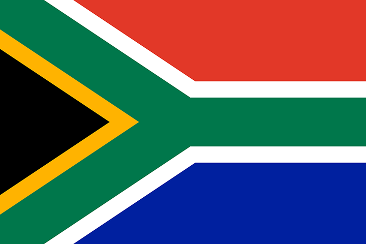 Unsere Partner, Südafrika, Kapstadt, Flagge